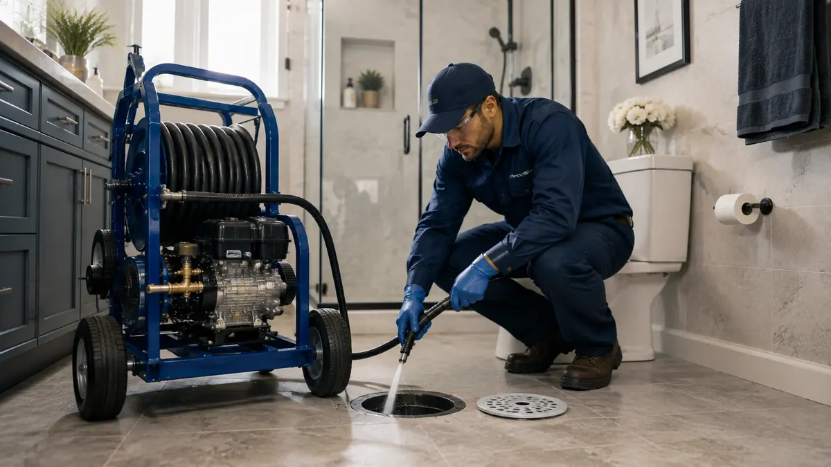 Bathroom Drain Hydro Jetting in Agoura Hills