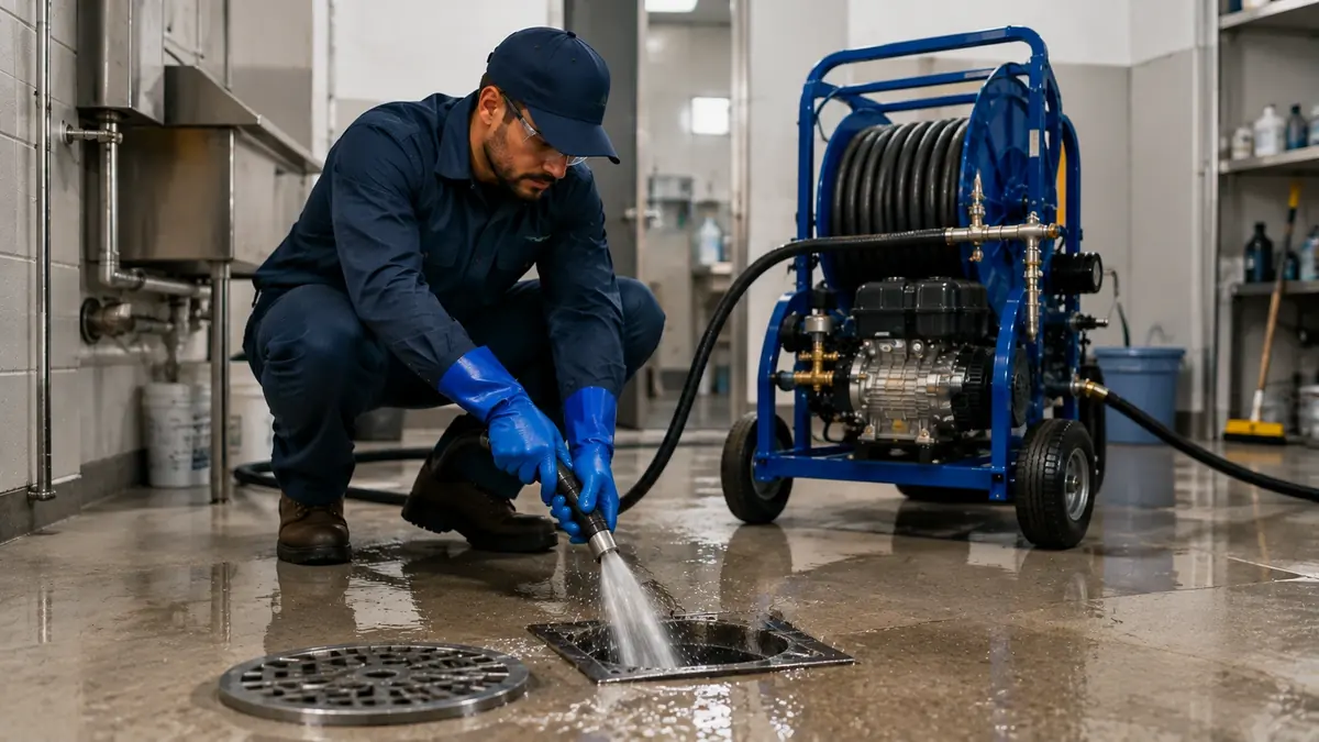 Floor Drain Hydro Jet Cleaning in Agoura Hills