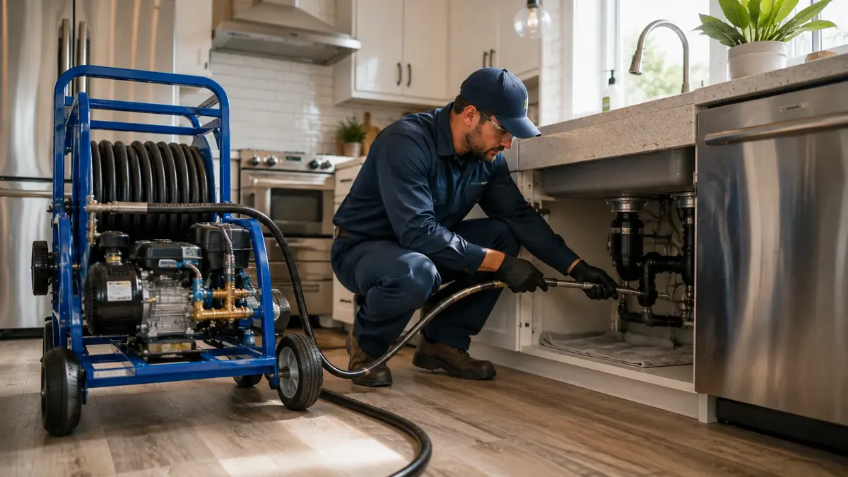 Kitchen Drain Hydro Jetting in Agoura Hills